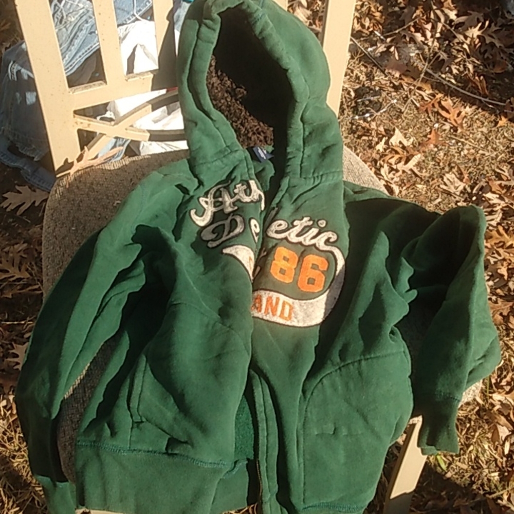 Gap size L boys fur lined jacket